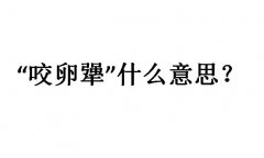 咬卵犟什么意思？出自四川重庆方言