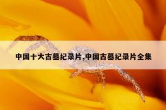 中国十大古墓纪录片,中国古墓纪录片全集