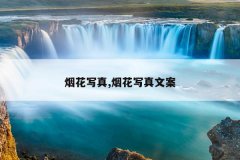 烟花写真,烟花写真文案