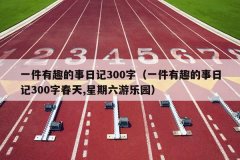 一件有趣的事日记300字（一件有趣的事日记300字