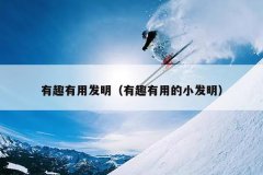 有趣有用发明（有趣有用的小发明）