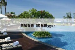 网易有趣（网易搞ygo）