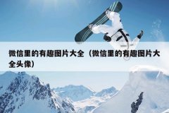 微信里的有趣图片大全（微信里的有趣图片大全