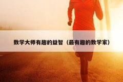 数学大师有趣的益智（最有趣的数学家）